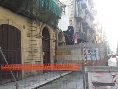 La zona messa in sicurezza 